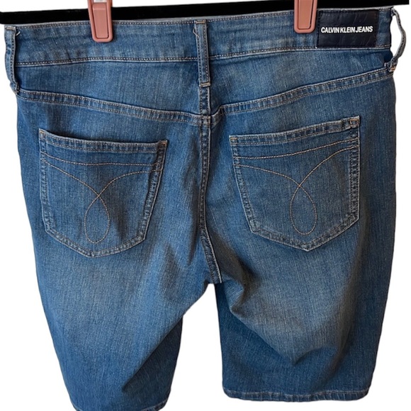 Calvin Klein Bermuda Denim Jean Shorts size 10 - Picture 2 of 6